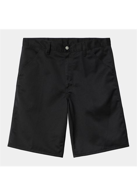 simple bermuda shorts men black in polyester CARHARTT WIP | I03149689.02